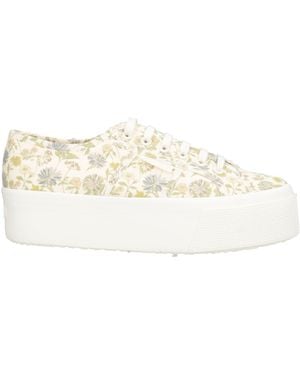Superga Ivory Sneakers Textile Fibers - Natural