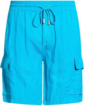 Vilebrequin Shorts & Bermuda Shorts Linen - Blue