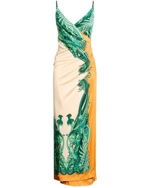 Etro Maxi Dress Viscose - Green