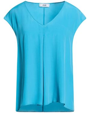 Jijil Top Acetate, Silk - Blue