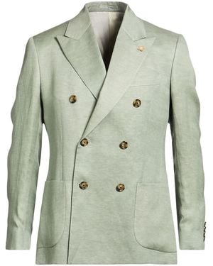 Lardini Blazer Linen, Silk - Green
