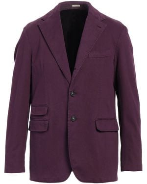 Massimo Alba Cashmere-Blend Gabardine Blazer - Purple