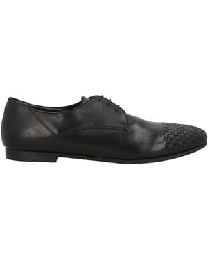 Pantanetti Lace-Up Shoes Leather - Black