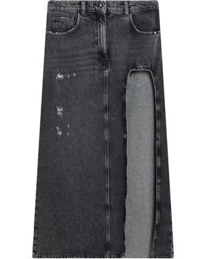 AMISH Maxi Skirt Cotton - Grey