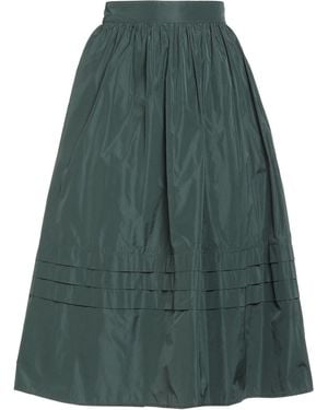 Niu Midi Skirt Polyester - Green