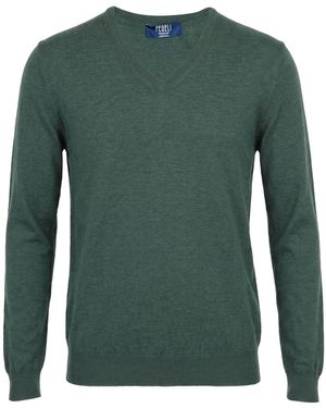 Fedeli Sweater Virgin Wool - Green