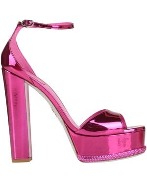 Rene Caovilla Sandals - Pink