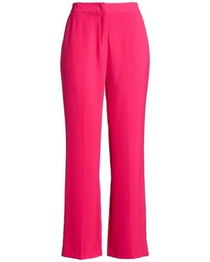Clips More Fuchsia Pants Polyester, Elastane - Pink