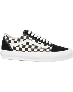 Vans Sneakers Leather, Textile Fibers - White