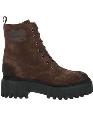 Hogan Ankle Boots Leather - Brown