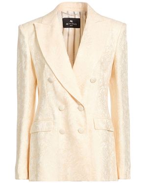 Etro Blazer Viscose, Silk - Natural