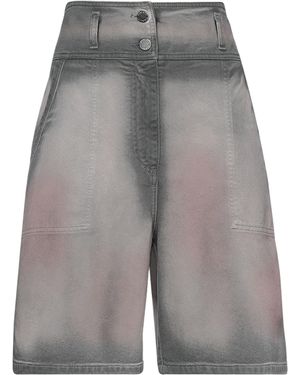 Alberta Ferretti Denim Shorts - Grey