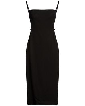 St. Agni Midi Dress - Black