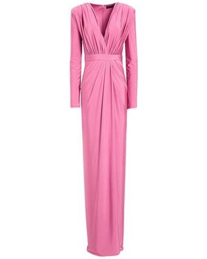 alma sanchez Maxi Dress Polyester, Elastane - Pink