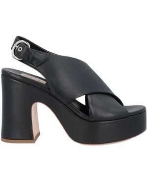 Agl Attilio Giusti Leombruni Sandals Leather - Black