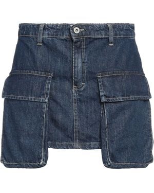 Please Denim Skirt Cotton - Blue