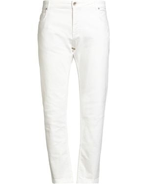 Eleventy Jeans Cotton, Elastane - White