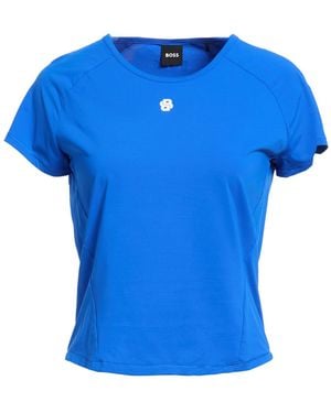 BOSS T-Shirt Polyamide, Elastane - Blue