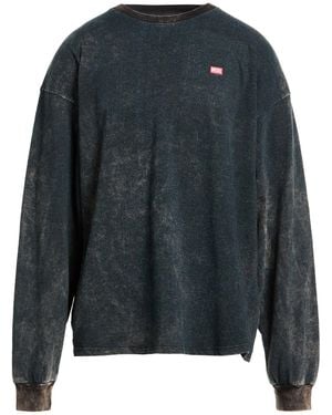 DIESEL Charcoal T-Shirt Cotton, Polyester - Grey