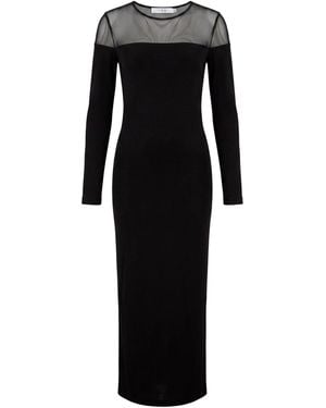 IRO Maxi Dress Viscose, Cotton, Polyamide - Black