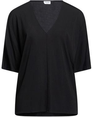 RUE DU BAC T-Shirt Viscose, Polyamide, Elastane - Black