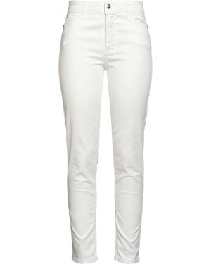Angelo Marani Jeans Cotton, Elastane - White