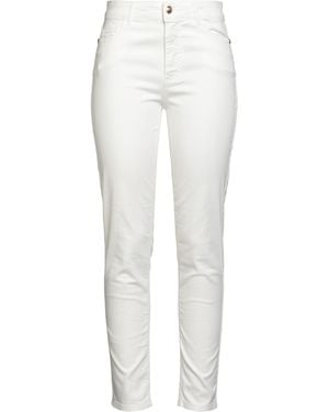 Angelo Marani Jeans Cotton, Elastane - White