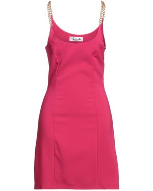 Feminista Fuchsia Mini Dress Polyester, Elastane - Pink