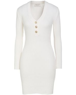 Souvenir Clubbing Mini Dress Viscose, Polyester, Polyamide - White