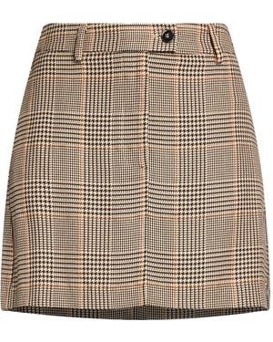 ViCOLO Sand Mini Skirt Polyester, Viscose - Brown