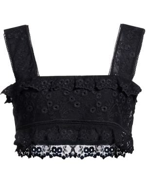Isabel Marant Top Cotton, Silk - Black