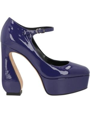 Sergio Rossi Pumps Leather - Blue