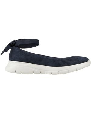 Frau Midnight Ballet Flats Leather - Blue