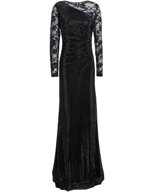 Self-Portrait Vestido Largo - Negro