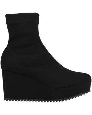 Pedro Garcia Ankle Boots Textile Fibers - Black