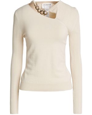 Anna Molinari Cream Sweater Viscose, Polyamide, Wool - Natural