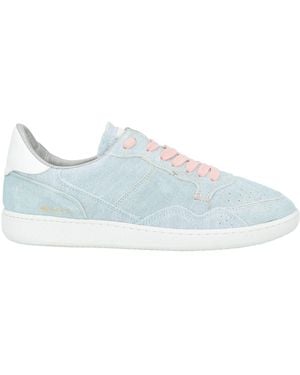 HIDNANDER Sky Sneakers Leather, Textile Fibers - Blue