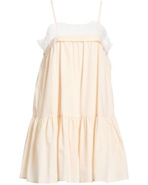 ViCOLO Mini Dress Cotton - Natural
