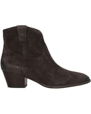 Ash Fame Ankle Boots Leather - Brown