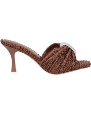 Gedebe Sandals Natural Raffia - Brown