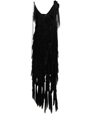 Dries Van Noten Vestido midi - Negro