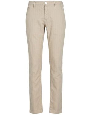Jacob Cohen Trousers Cotton, Linen, Elastane - Natural