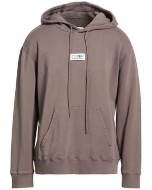 MM6 by Maison Margiela Taupe Sweatshirt Cotton - Brown