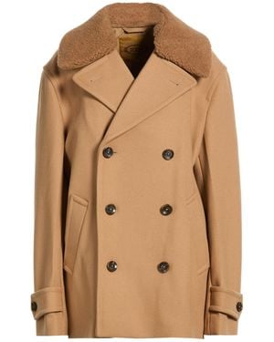 Tod's Coat Virgin Wool, Silk - Natural