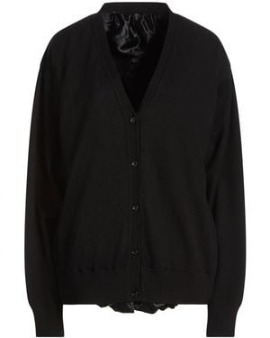Alberta Ferretti Cardigan Virgin Wool, Silk, Cashmere - Black