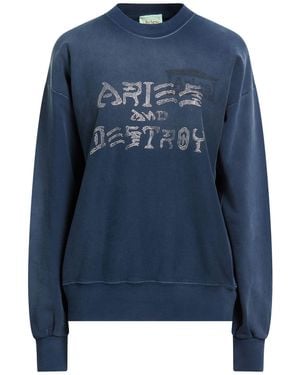 Aries Sweatshirt Cotton - Blue
