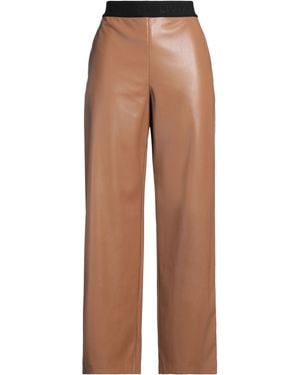 Liviana Conti Trousers Polyester, Polyurethane - Brown