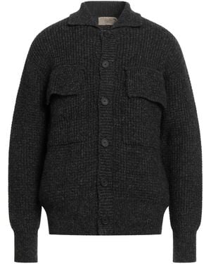 Maison Flâneur Cardigan Alpaca Wool, Polyamide, Wool - Black