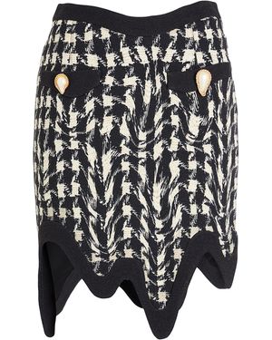 Moschino Mini Skirt Wool - Black