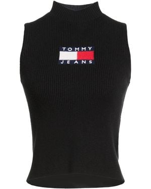 Tommy Hilfiger Top Viscose, Polyester, Polyamide - Black